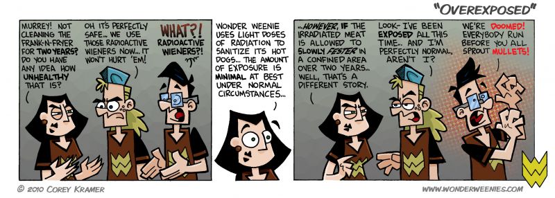 Wonder Weenies :: Every cloud has a silver lining... probably because it's radioactive.