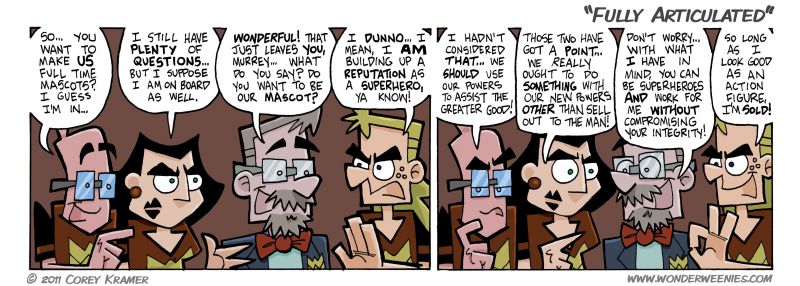 Wonder Weenies :: What good is integrity if it can't get you your likeness rendered action figure style?