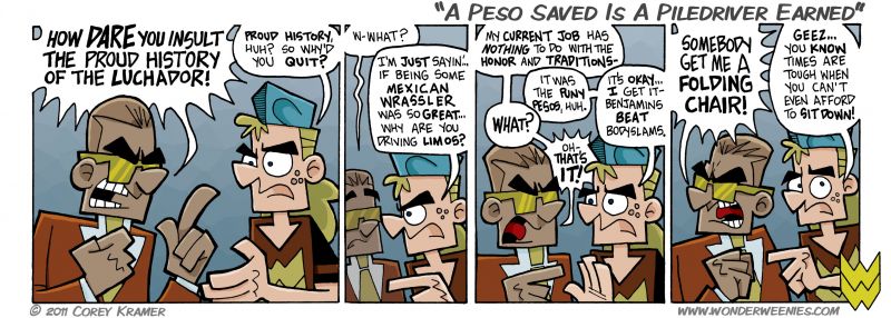 Wonder Weenies :: It's all fun and games until somebody gets hit with a folding chair.