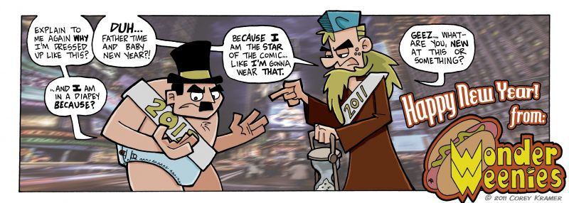 Wonder Weenies :: Hope you enjoyed Wonder weenies this year... other than Mr. Sauer in a diaper that is. Truely sorry for that... here's hoping you come back for more despite the diapey.