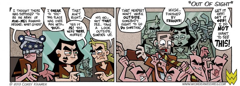 Wonder Weenies :: Too late Frank... you can't unsee that. It's like Stevie Wonder's eyes. Or Glee.