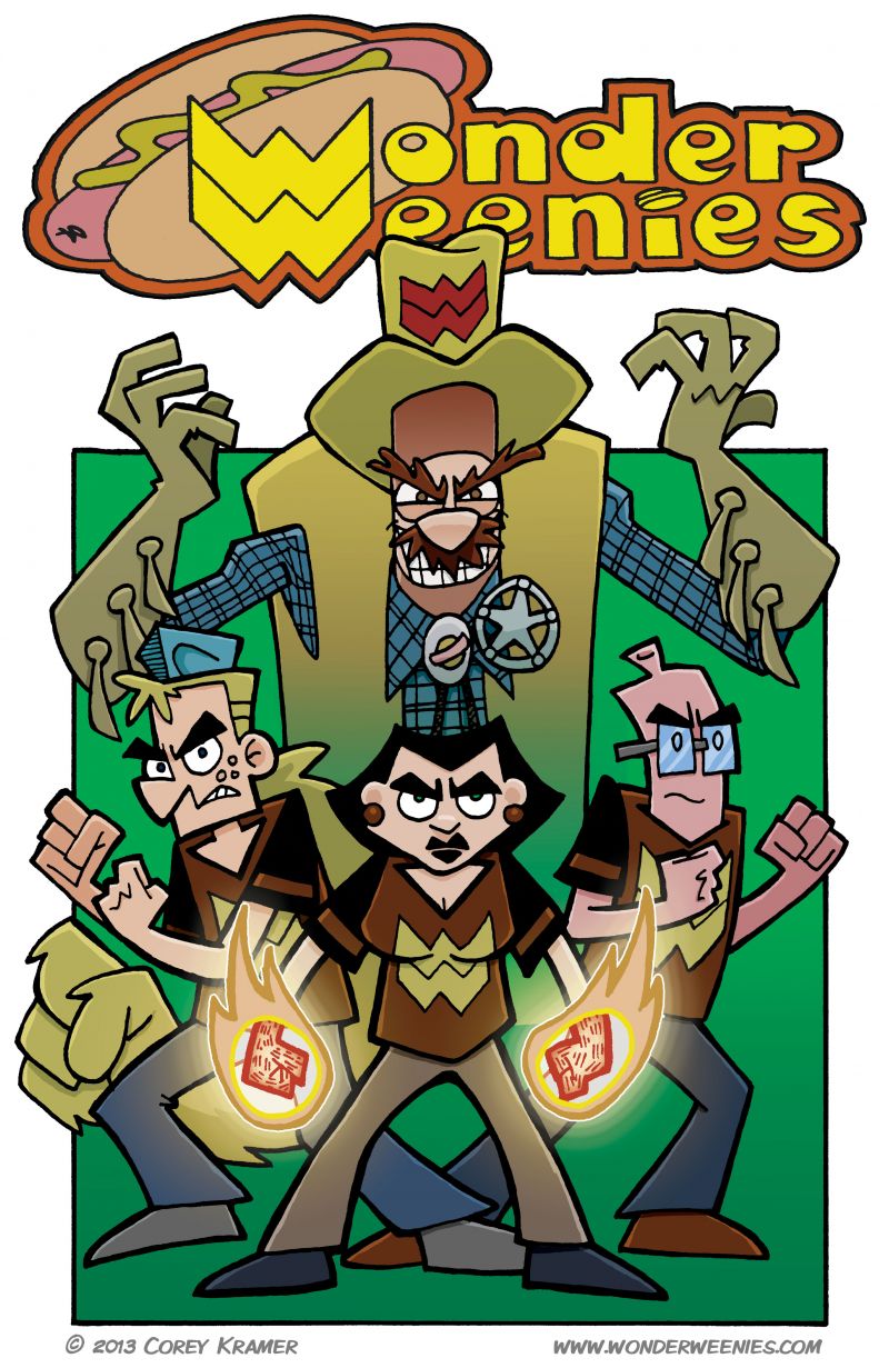 Wonder Weenies :: I may make a print of this particular pinup.  Or a poster. Or a sticker. Something will be done with it, that much I know.  