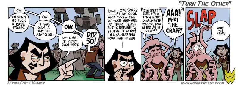 Wonder Weenies :: I just keep thinking of weird things to do with Frank's powers. This is just the start, believe you me. 