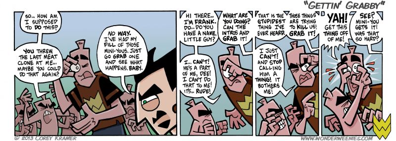 Wonder Weenies :: Sometimes you just gotta throw politeness out the window and get the job done. 