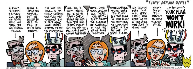 Wonder Weenies :: Okay... so the Grand Marshal isn't very good at escape plans. IAt least he's better at running his hot dog business... right?