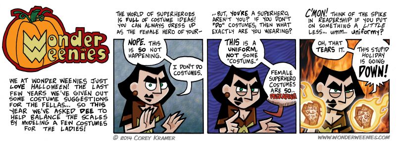 Wonder Weenies :: I hope your costume is as good as Dee's! Happy Halloween, everybody!