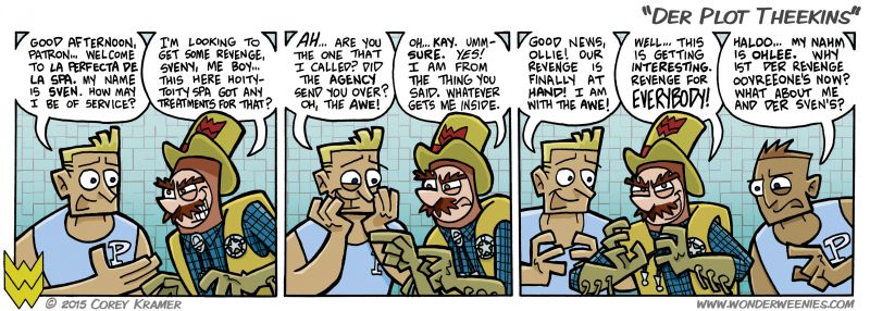 Wonder Weenies :: It seems Beenie has stumbled midway into someone else's plot... too bad for them.