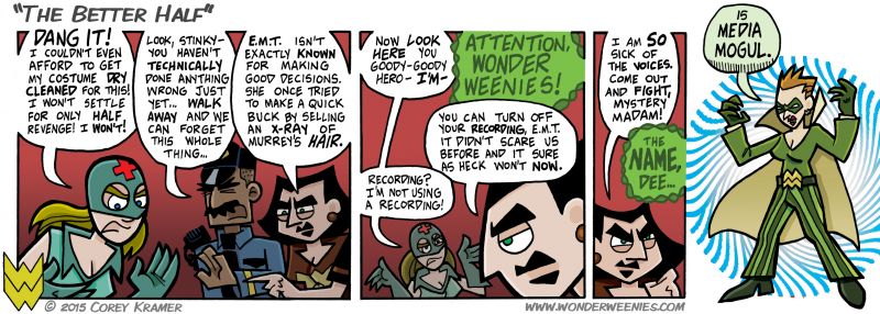 Wonder Weenies :: Yuh oh... somebody is crashing somebody else's parade... this is gonna get ugly! 