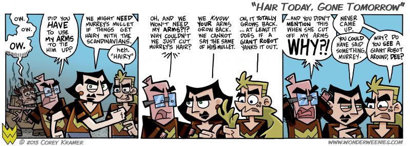 Wonder Weenies :: A giant robot is the same reason we know Frank's arms will grow back. Well, that and the explosions.