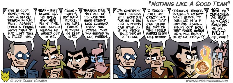 Wonder Weenies :: I am not really sure if 'capisching' is a word... but if it were, that's how I would spell it. 