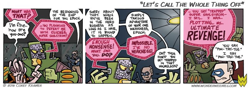 Wonder Weenies :: That's it... setbacks aren't so bad if you put a positive spin on them. Even if it's an evil positive spin.