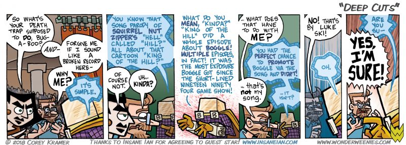 Wonder Weenies :: Yes, that is a real song. Yes, Insane Ian has a somewhat encyclopedic knowledge of novelty songs... and yes, he's sure.