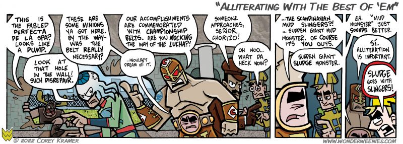 Wonder Weenies :: I'm a big fan of alliteration... but I always want to call it onomatopoeia.  