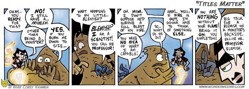 Wonder Weenies :: He studied really hard to be a mad scientist! You call him Professor! 