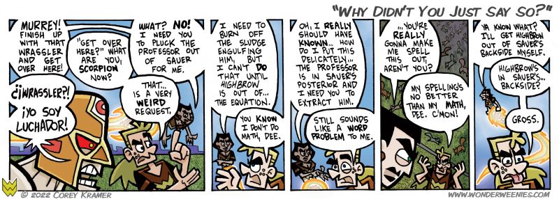 Wonder Weenies :: Yeah. That's as crass as I get, folks. If you were here for poop jokes... that's all you're gonna get. 