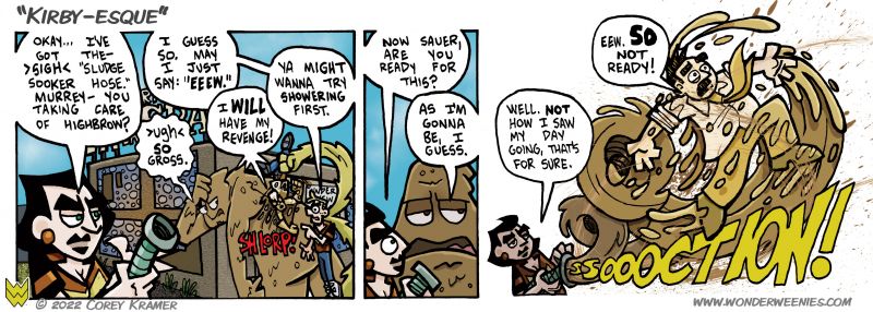 Wonder Weenies :: Vacuum or video game character... the title of today;s comic is a nod to both! 