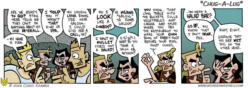 Wonder Weenies :: I don't drink either. Never Have. I was hesitant with this gag... I mean no disrespect to anyone that struggles with alcohol... but if I worked with Murrey and DID drink, well... he might be a reason. 