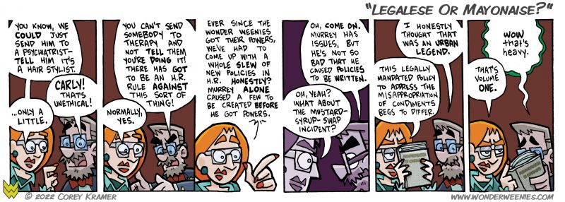 Wonder Weenies :: I've mentioned the Great Mustard Syrup Incident a few times. Whatever it was, it was legendarily bad. 