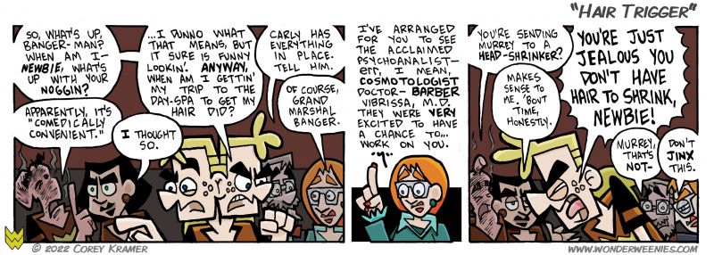 Wonder Weenies :: 'Verissa' apparently is a synonym for 'hair.' I thought that was neat. 