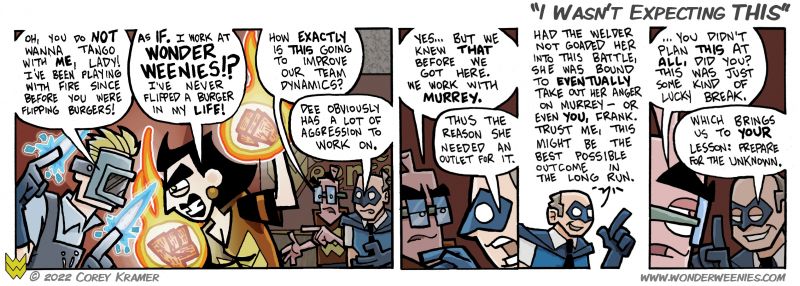 Wonder Weenies :: Be prepared for anything, Frank. 