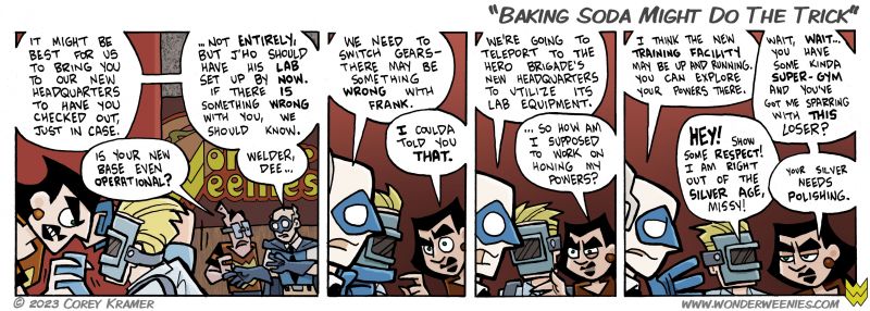 Wonder Weenies :: I guess you can polish silver with baking soda. the Silver Age? Not so much. 