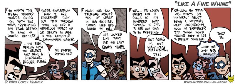 Wonder Weenies :: Hey, if you were a human hotdog hybrid for a prolonged period of time, it would start to feel natural to 