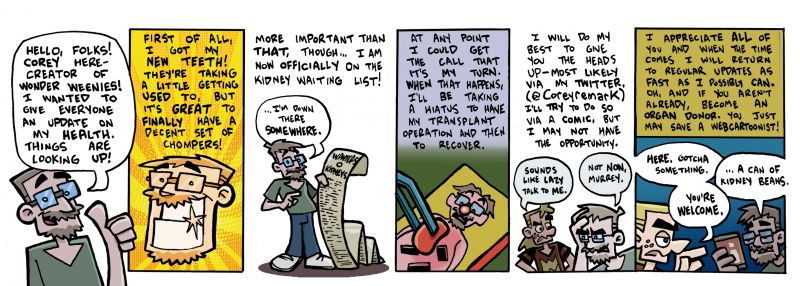 Wonder Weenies :: Back to regular updates next week... provided I don't get the call, that is!