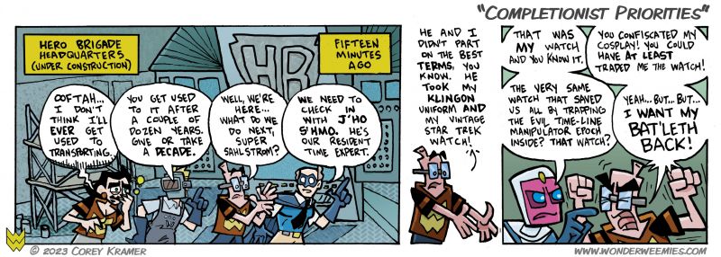 Wonder Weenies :: Just try and take one of my Batman collectibles and see if I don't get a little surly. 