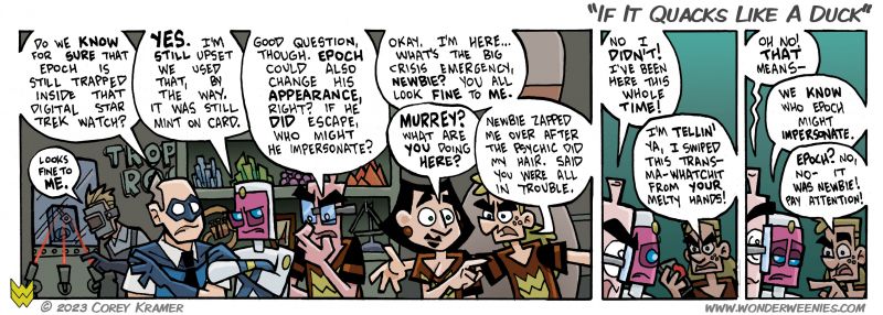 Wonder Weenies :: I've been on a continuity kick lately. Bringing back all sorts of stuff in this arc. 