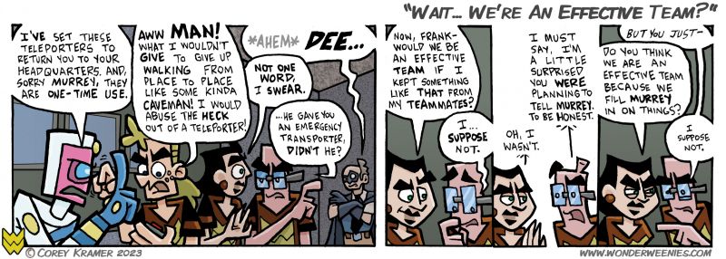 Wonder Weenies :: So does Dee consider the Wonder Weenies a team or not? Either way... not filling in Murrey is a sensible plan.