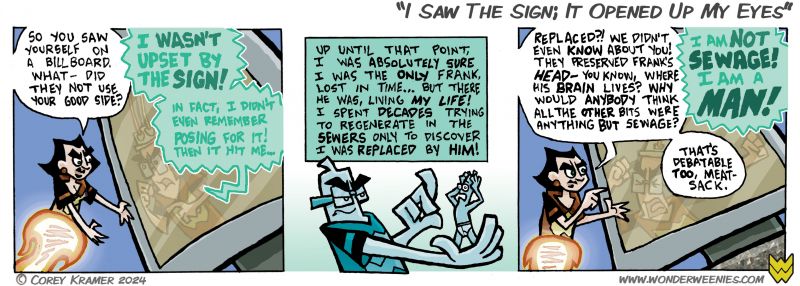 Wonder Weenies :: I mean... would YOU suspect the non brainy parts would be worth hanging onto?