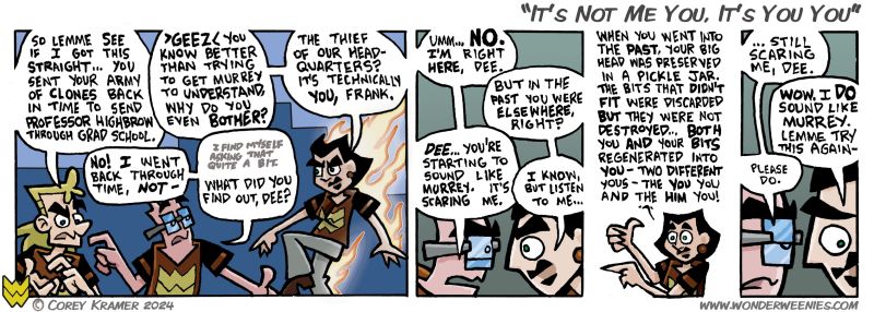 Wonder Weenies :: Back from my unscheduled hiatus and already I sound like Murrey. Not a good sign. 