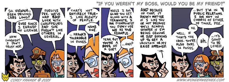 Wonder Weenies :: Back when I had bosses and coworkers, I wondered this about ALL of them.