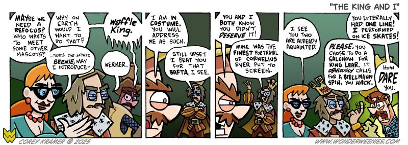 Wonder Weenies :: By many, Cornelius is considered to be the WORST role in all of Shakespeare's plays as he has only one line... one shared line. 
