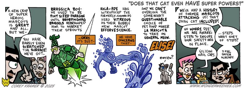 Wonder Weenies :: I am not good at trimming my cat's claws... but I thinkk applying silicon nail covers would be much harder. 