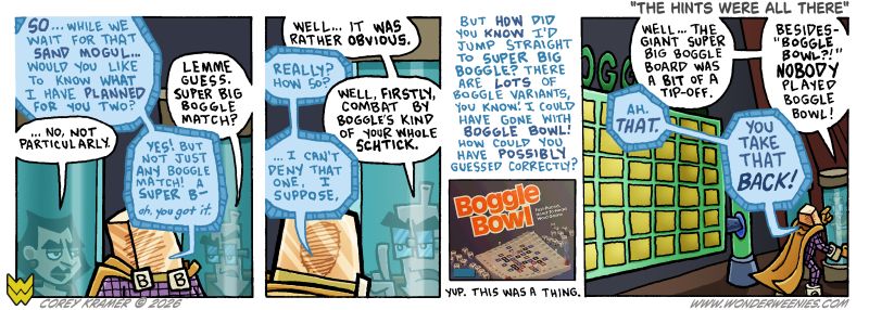 Wonder Weenies :: That's not even the most obscure Boggle I own... I almost went with 'Body Boggle,' ...look it up. 