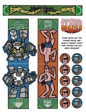 Frank Fracas Playing Pieces